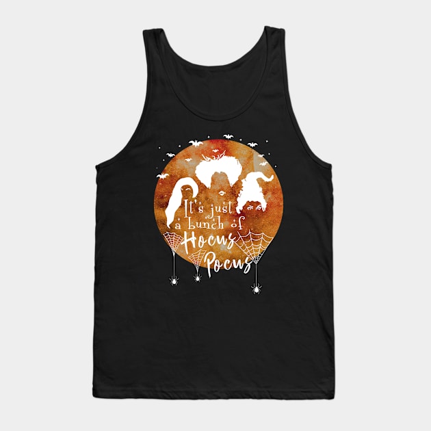 It's Just A Bunch Of Hocus Pocus - Halloween Hair Tshirt Tank Top by CMDesign